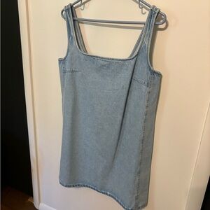 Zara light wash denim jumper